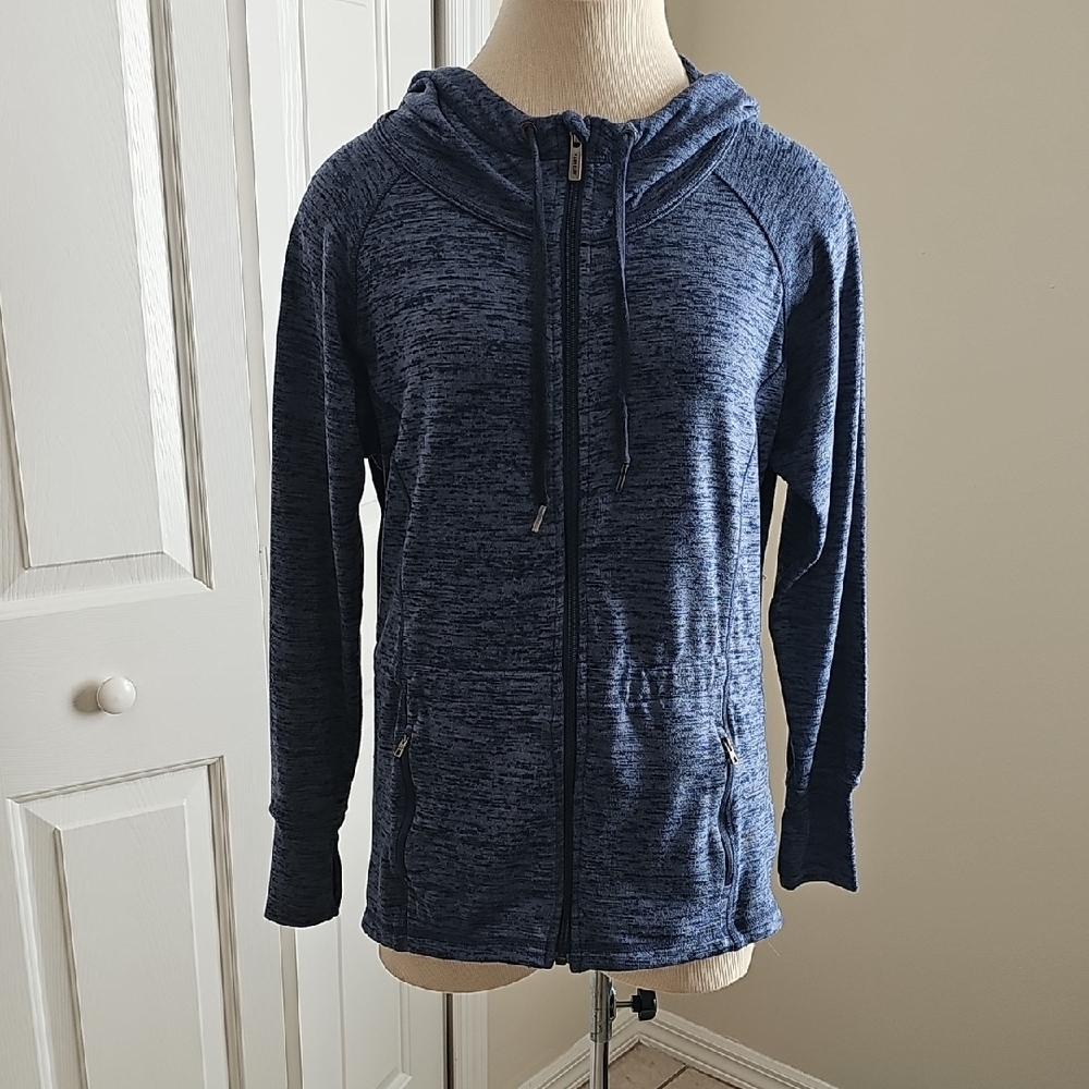 Blue Zip-Up Hoodie‎ By Athleta. Size XS